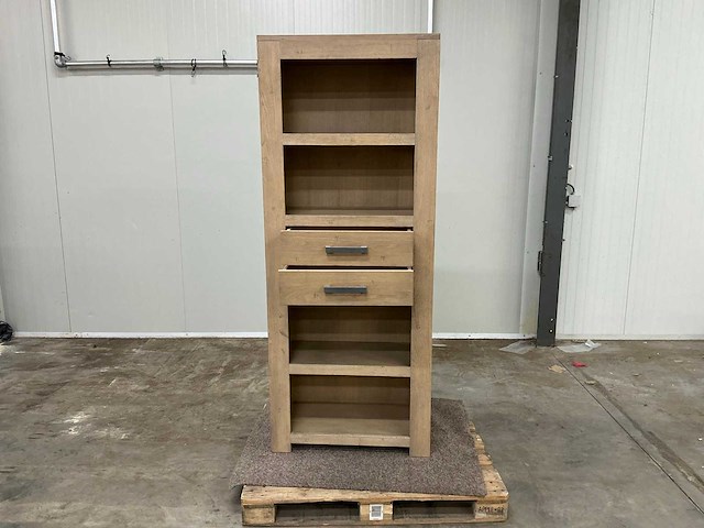 Eiken kamerkast 200,5x80,5x40,5cm - afbeelding 6 van  7
