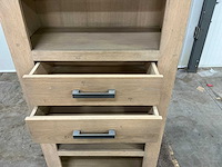 Eiken kamerkast 200,5x80,5x40,5cm - afbeelding 7 van  7