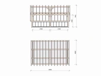 Eiken kap-schuur/poolhouse 4x6 - afbeelding 4 van  19