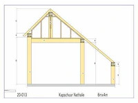 Eiken kap-schuur/poolhouse 4x6 - afbeelding 14 van  19