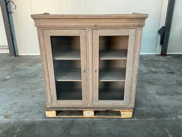 Eiken kast 120,5x126x53,5cm - afbeelding 2 van  5