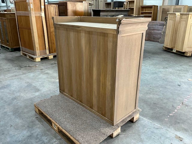 Eiken kast 120,5x126x53,5cm - afbeelding 4 van  5