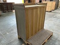 Eiken kast 120,5x126x53,5cm - afbeelding 5 van  5