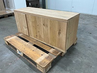 Eiken kast 53x129x40cm - afbeelding 1 van  6