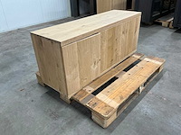 Eiken kast 53x129x40cm - afbeelding 3 van  6