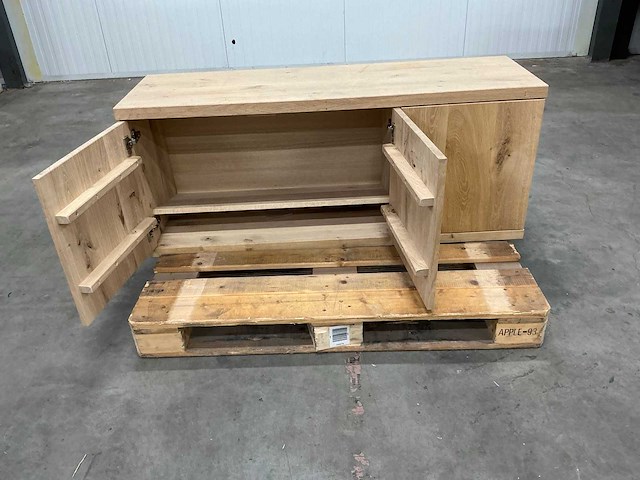 Eiken kast 53x129x40cm - afbeelding 6 van  6