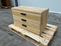 Eiken ladenkast 52,5x86x40,5cm - afbeelding 1 van  5