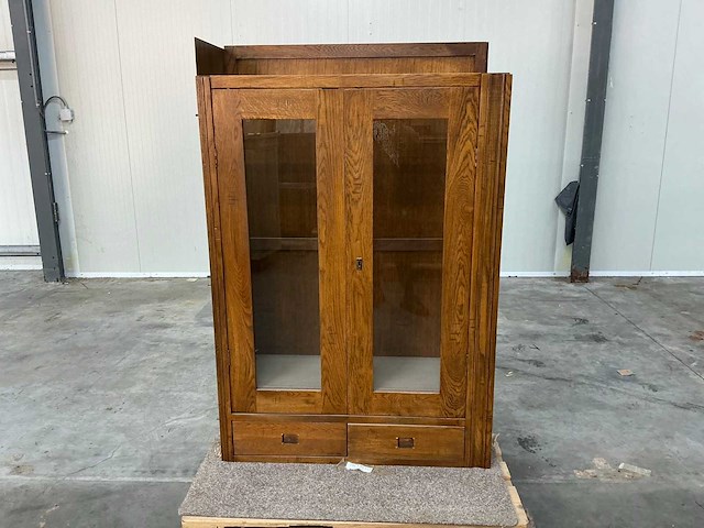 Eiken onderkast 162,5x107x43cm - afbeelding 1 van  2