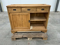 Eiken onderkast 94,5x120,5x47,5cm - afbeelding 2 van  6