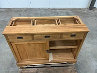 Eiken onderkast 94,5x120,5x47,5cm - afbeelding 6 van  6
