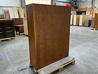 Eiken onderkast, displaykast 156,5x121,5x36,5cm - afbeelding 2 van  2
