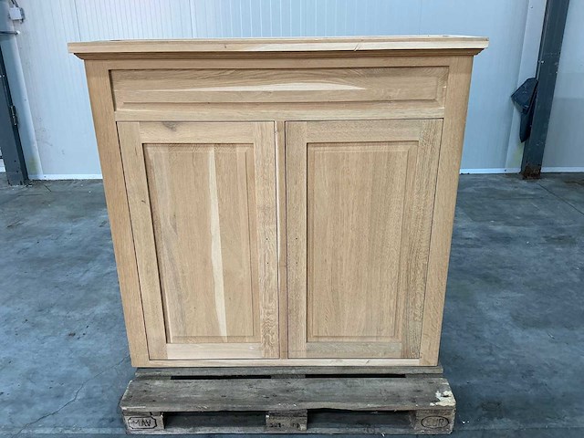 Eiken onderkast/ dressoir 121x125x38,5cm - afbeelding 2 van  6