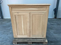 Eiken onderkast/ dressoir 121x125x38,5cm - afbeelding 2 van  6