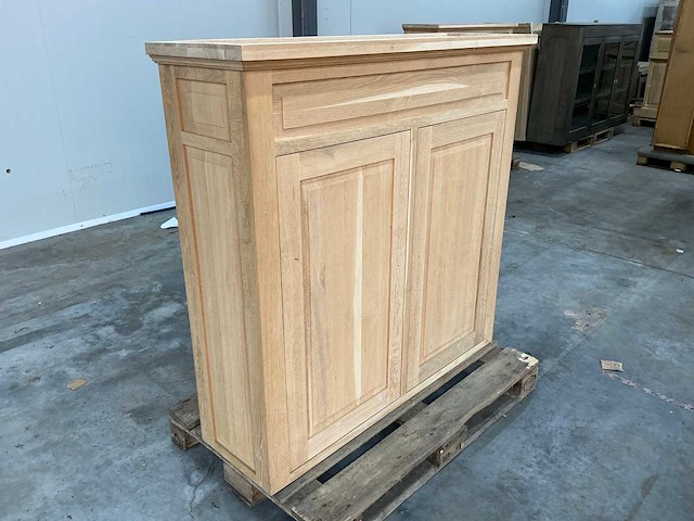 Eiken onderkast/ dressoir 121x125x38,5cm - afbeelding 3 van  6