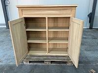 Eiken onderkast/ dressoir 121x125x38,5cm - afbeelding 6 van  6