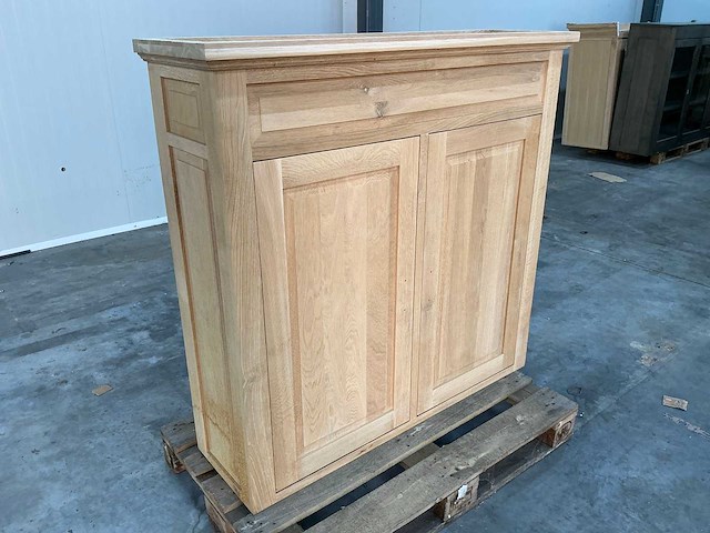 Eiken onderkast / dressoir 121x125x38,5cm - afbeelding 3 van  6