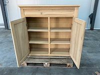 Eiken onderkast / dressoir 121x125x38,5cm - afbeelding 6 van  6