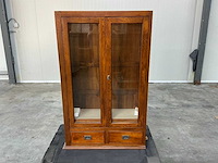 Eiken onderkast of displaykast 143x88x33cm - afbeelding 1 van  1