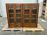 Eiken onderkast of servieskast 143x176,5x31cm - afbeelding 2 van  5