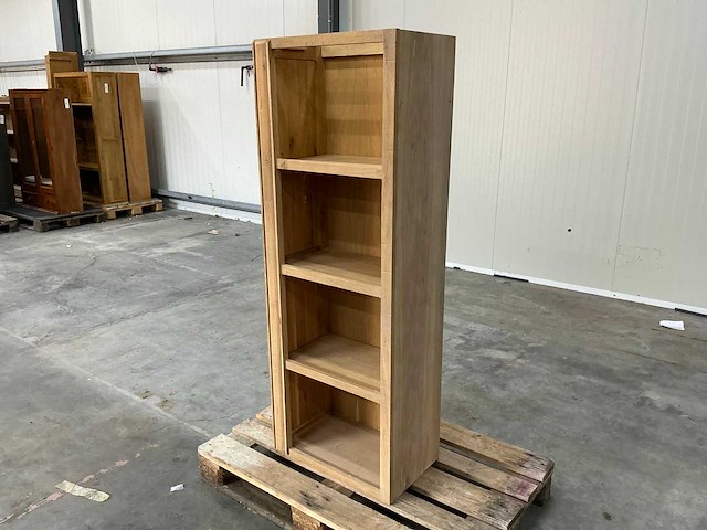 Eiken onderkast of vakkenkast 156x56,5x35cm - afbeelding 1 van  5