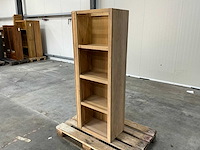 Eiken onderkast of vakkenkast 156x56,5x35cm - afbeelding 1 van  5