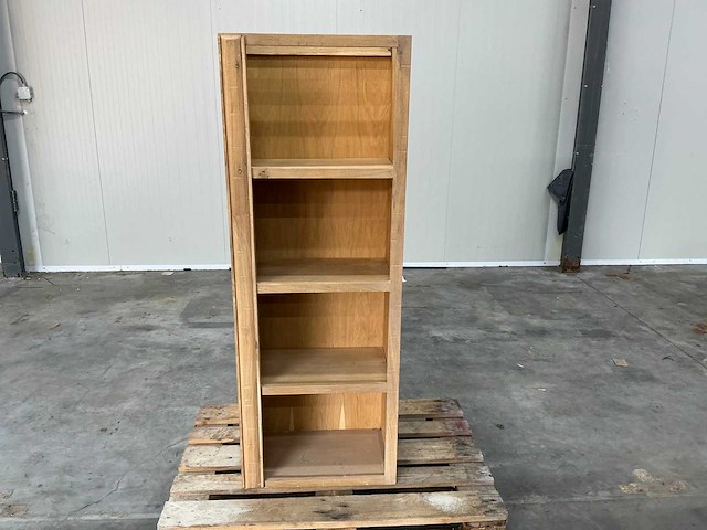 Eiken onderkast of vakkenkast 156x56,5x35cm - afbeelding 2 van  5