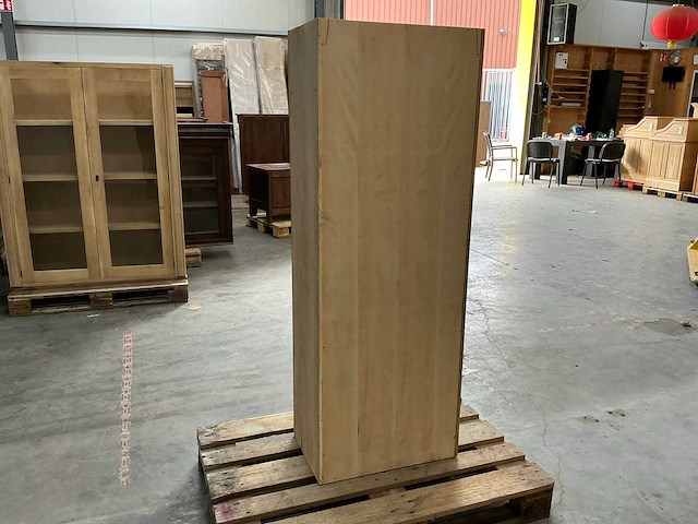 Eiken onderkast of vakkenkast 156x56,5x35cm - afbeelding 5 van  5
