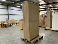 Eiken opbergkast 220x110x50cm - afbeelding 5 van  6