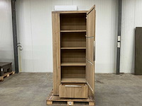 Eiken opbergkast 220x110x50cm - afbeelding 6 van  6
