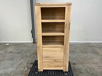 Eiken opbergkast met lades 180x83,5x44,5cm - afbeelding 2 van  8