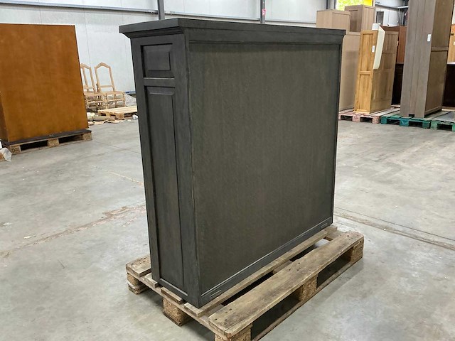 Eiken opbergkast of bovenkast 121x125,5x39cm - afbeelding 5 van  6