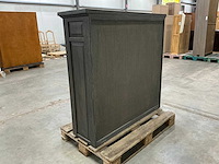Eiken opbergkast of bovenkast 121x125,5x39cm - afbeelding 5 van  6