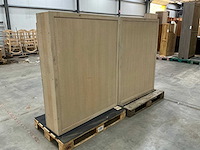 Eiken opzetkast 145x235,5x30,5cm - afbeelding 5 van  6