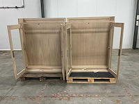 Eiken opzetkast 145x235,5x30,5cm - afbeelding 6 van  6