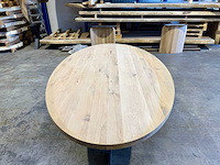 Eiken ovaal eetkamertafel 200 cm - afbeelding 3 van  3