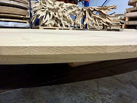 Eiken ovaal tafelblad 200 cm. - afbeelding 4 van  4