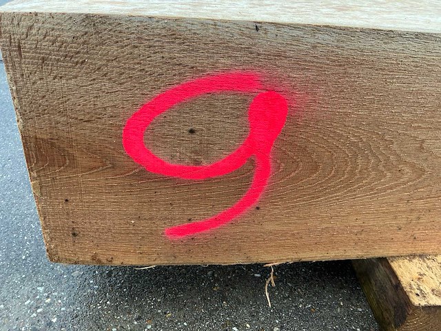 Eiken paal - afbeelding 2 van  10