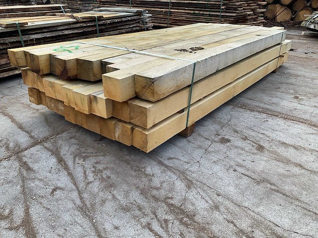 Eiken palen 100x100 mm (30x) - afbeelding 2 van  2