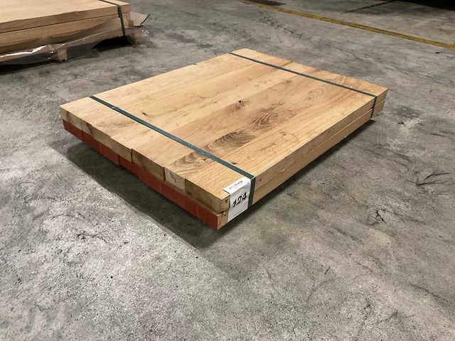 Eiken panelen voorgeschuurd 40x650 mm (2x) - afbeelding 1 van  5