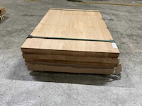 Eiken panelen voorgeschuurd 40x650 mm (3x) - afbeelding 2 van  5