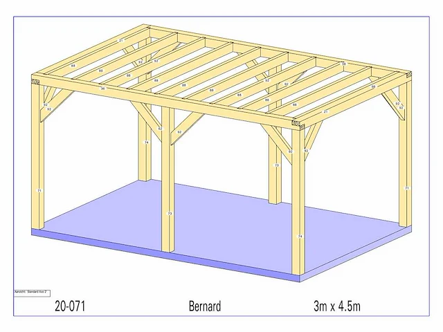 Eiken paviljoen 3x4,50 - afbeelding 4 van  11