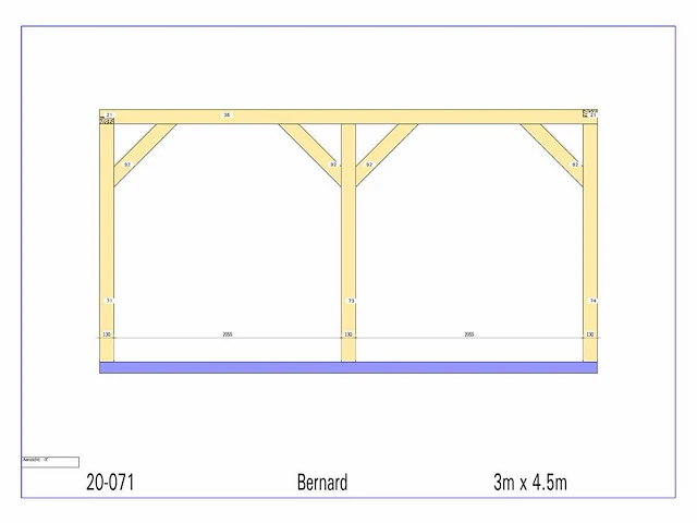 Eiken paviljoen 3x4,50 - afbeelding 6 van  11