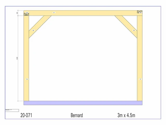 Eiken paviljoen 3x4,50 - afbeelding 7 van  11