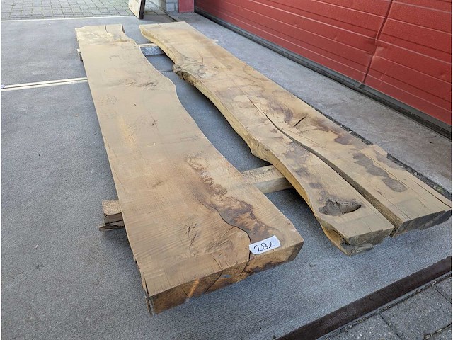 Eiken planken (2 stuks) 270 cm. - afbeelding 1 van  4
