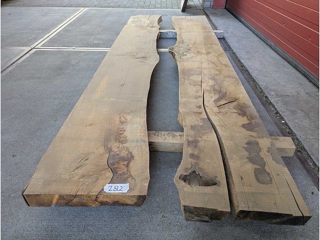Eiken planken (2 stuks) 270 cm. - afbeelding 2 van  4