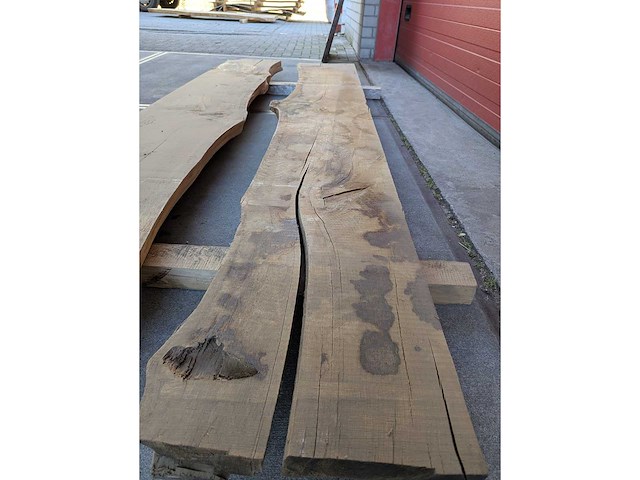 Eiken planken (2 stuks) 270 cm. - afbeelding 3 van  4