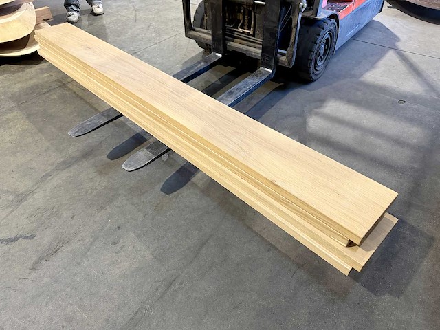 Eiken planken 250 cm. (4x) - afbeelding 2 van  2