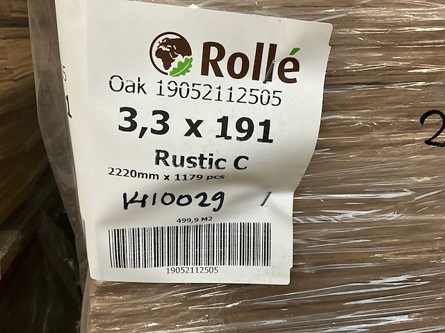 Eiken rustiek a/b parketvloer toplaag - afbeelding 2 van  2