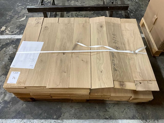 Eiken rustiek ab/bc fineerstroken 4mm (400x) - afbeelding 2 van  4