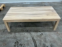 Eiken salontafel 140,5x71x45cm - afbeelding 2 van  5
